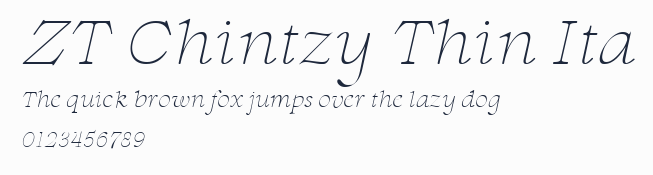 ZT Chintzy Thin Ita