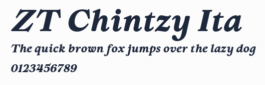 ZT Chintzy Ita