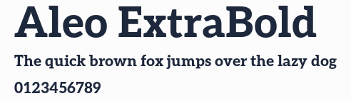 Aleo ExtraBold