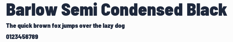 Barlow Semi Condensed Black