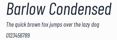 Barlow Condensed