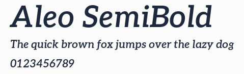 Aleo SemiBold