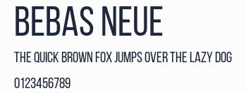Bebas Neue