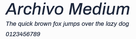 Archivo Medium