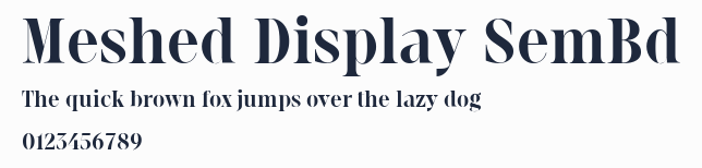 Meshed Display SemBd