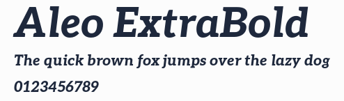 Aleo ExtraBold