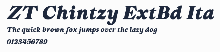 ZT Chintzy ExtBd Ita