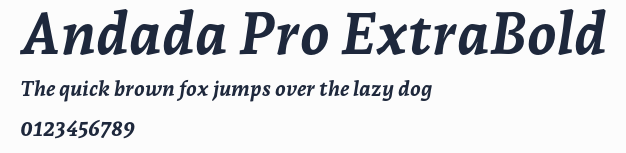 Andada Pro ExtraBold