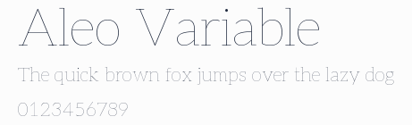 Aleo Variable