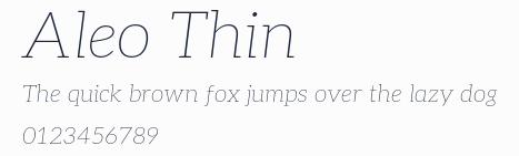 Aleo Thin