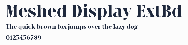 Meshed Display ExtBd