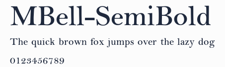 MBell-SemiBold