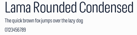Lama Rounded Condensed