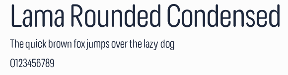 Lama Rounded Condensed