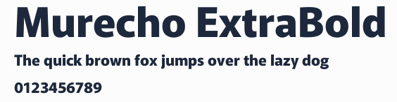 Murecho ExtraBold