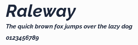Raleway
