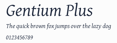Gentium Plus