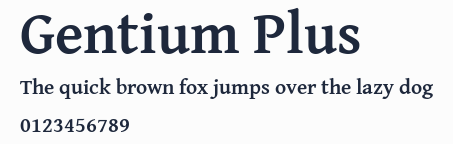 Gentium Plus
