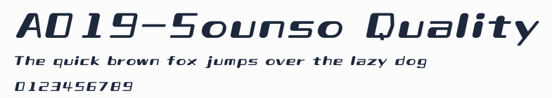A019-Sounso Quality