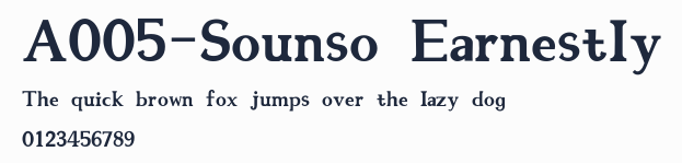 A005-Sounso Earnestly